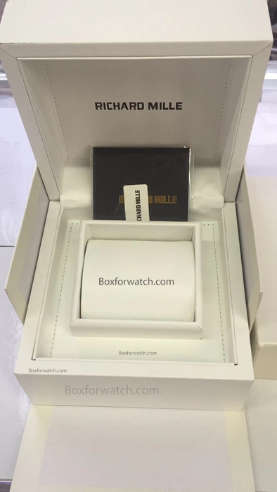 Copy Richard Mille Box White Watch Box Larger Size